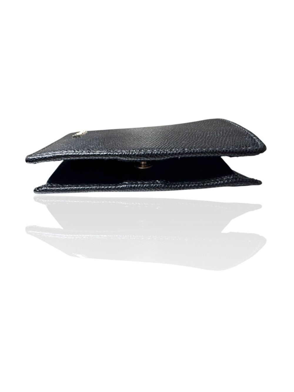 Furla Black Leather Compwct Wallet - Picture 7 of 7